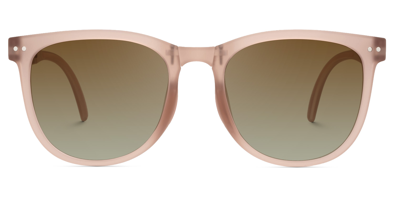 Lindzy TR90 Pink Frame Sunglasses with Square Shape | ZEELOOL UK0