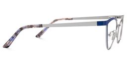 Sydney Cat Eye Blue Glasses2