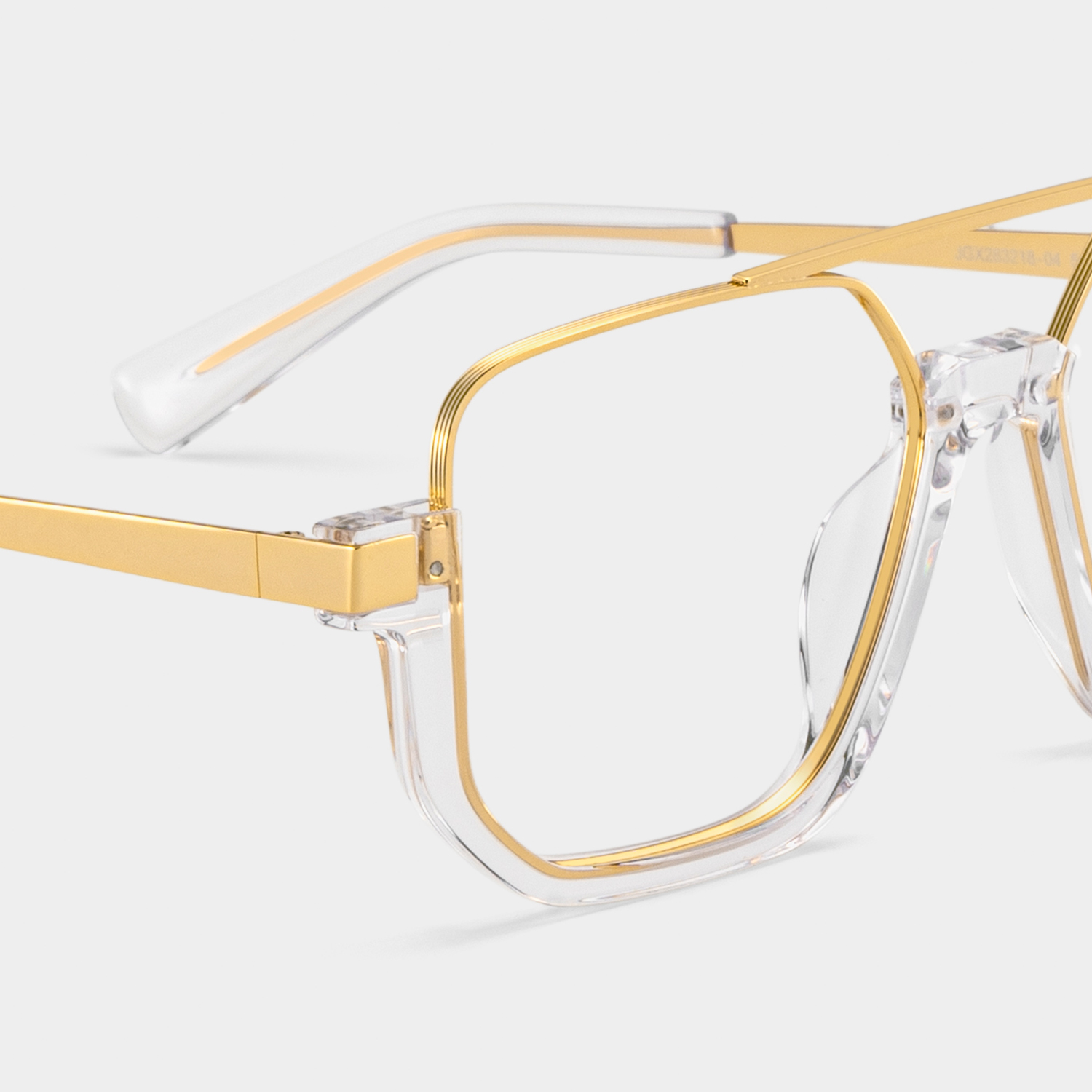 Oromiya Aviator Crystal Frame Eyeglasses for Woman| ZEELOOL UK5