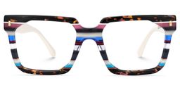 Laguer Rectangle Multicolor Glasses1