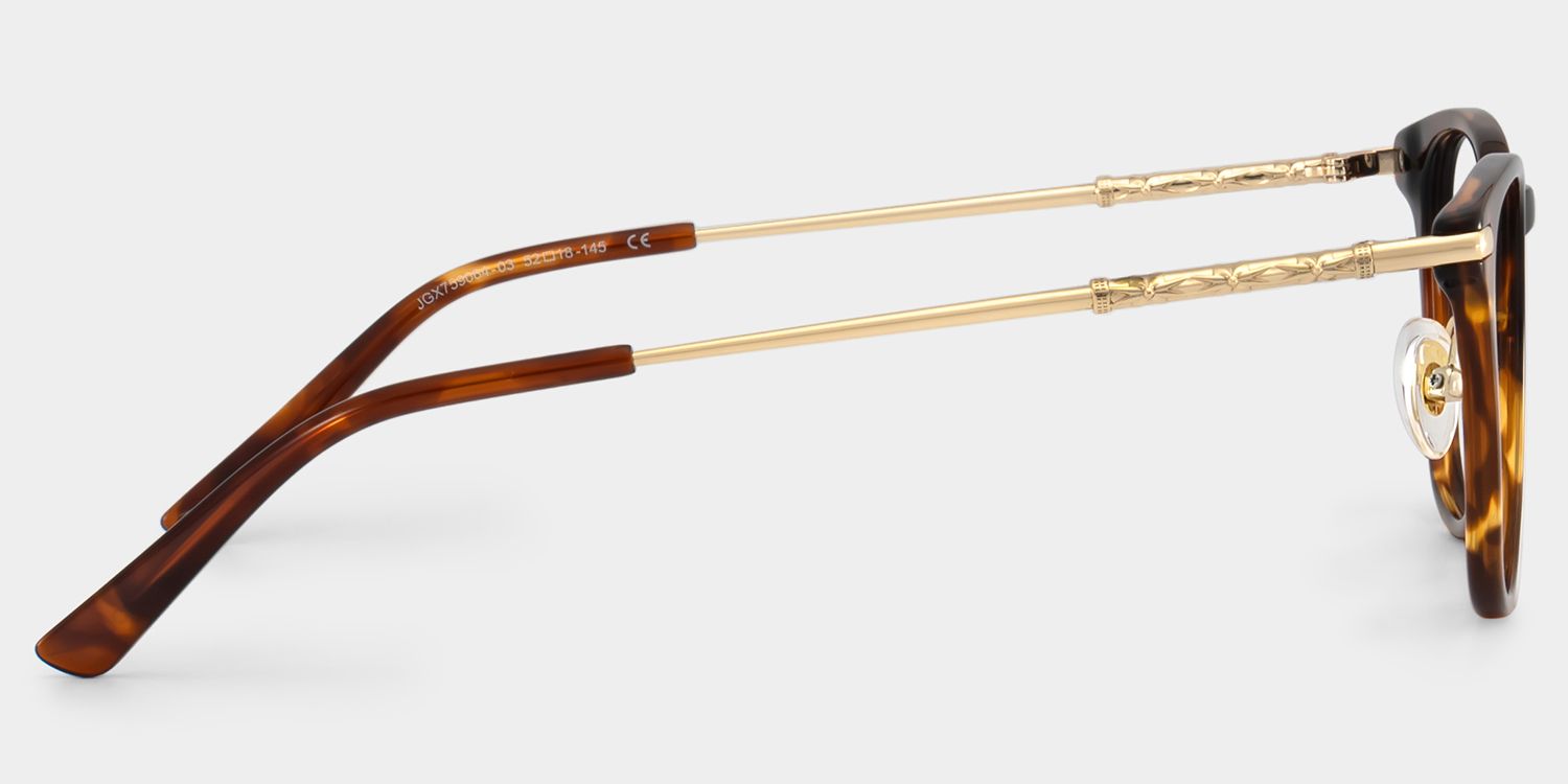 Laura Tortoise Frame Glasses with Square Frame Online | ZEELOOL4