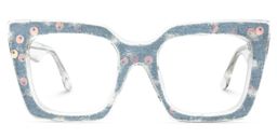 Cailey Square Clear Glasses1
