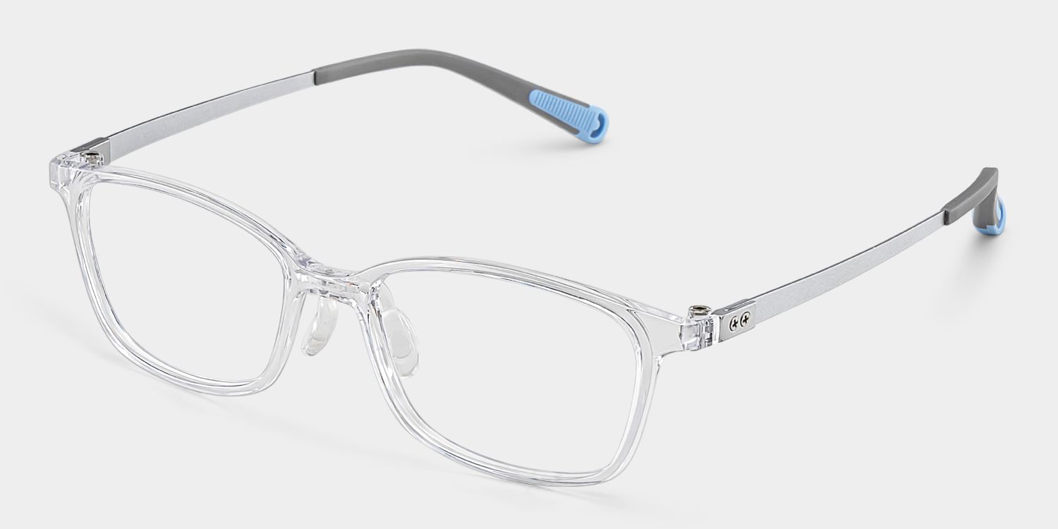 Finne Rectangle Cystal Frame Eyeglasses for Teens2
