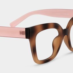 Malcolm Burnt-Umber Square Glasses7