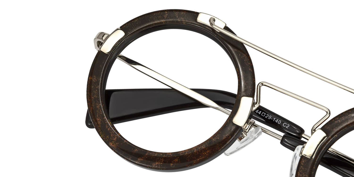 Talkami Round Brown Glasses | ZEELOOL UK4