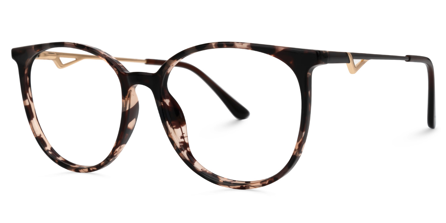 ZEELOOL Chanty Round Tortoise Glasses