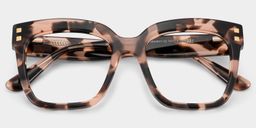 Minguela Square Pink-Tortoise Glasses3