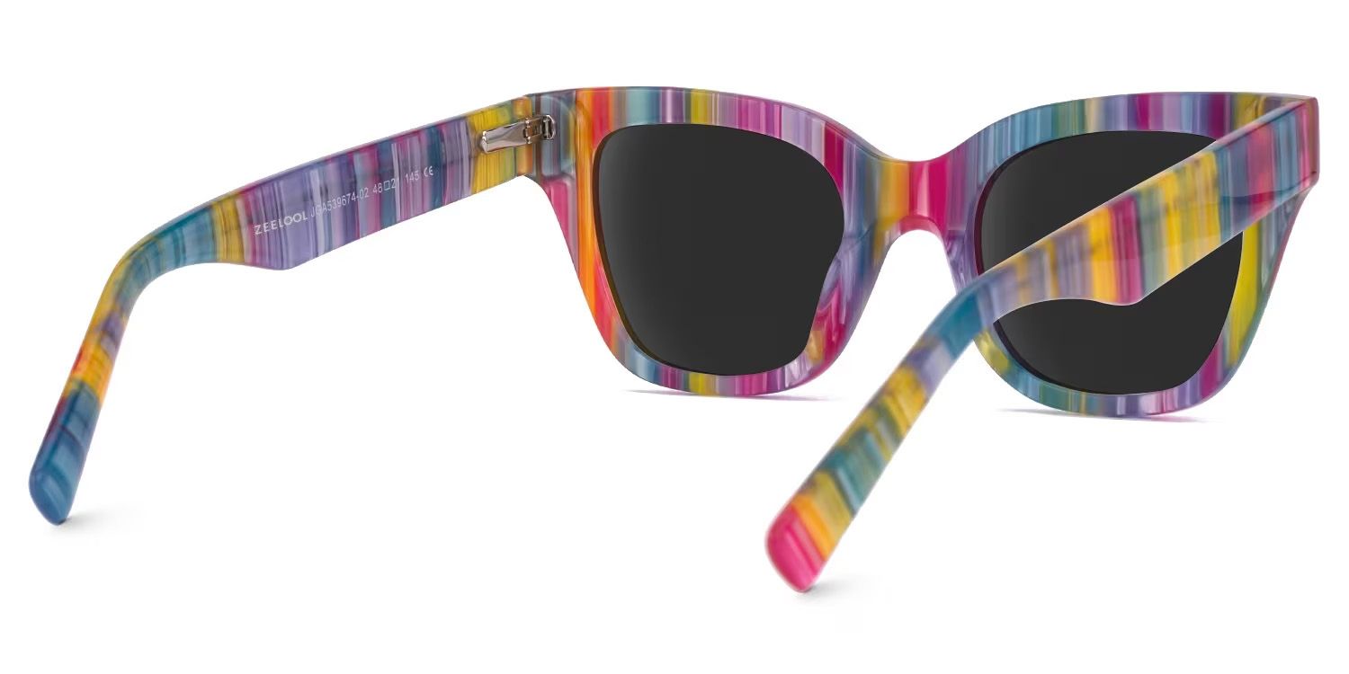 Nereyda Cateye Multicolor Sunglasses | ZEELOOL UK3