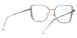 Jamison Square Iridescent Glasses3