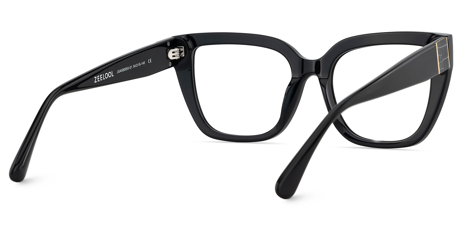 Tamarrah Cateye Black Glasses5