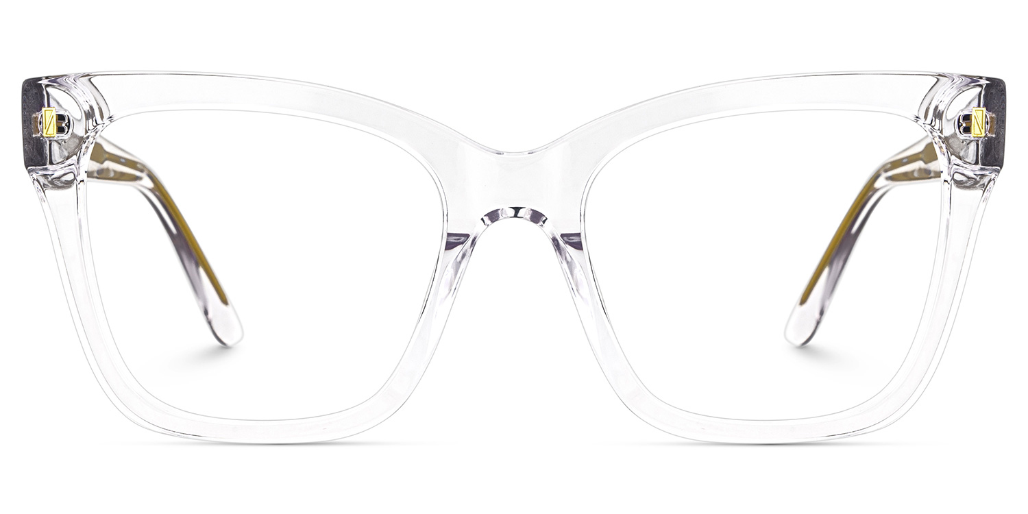 Square Crystal Eyeglasses Rory Acetate Frame Glasses1