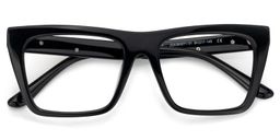Rascoe Rectangle Black Glasses2