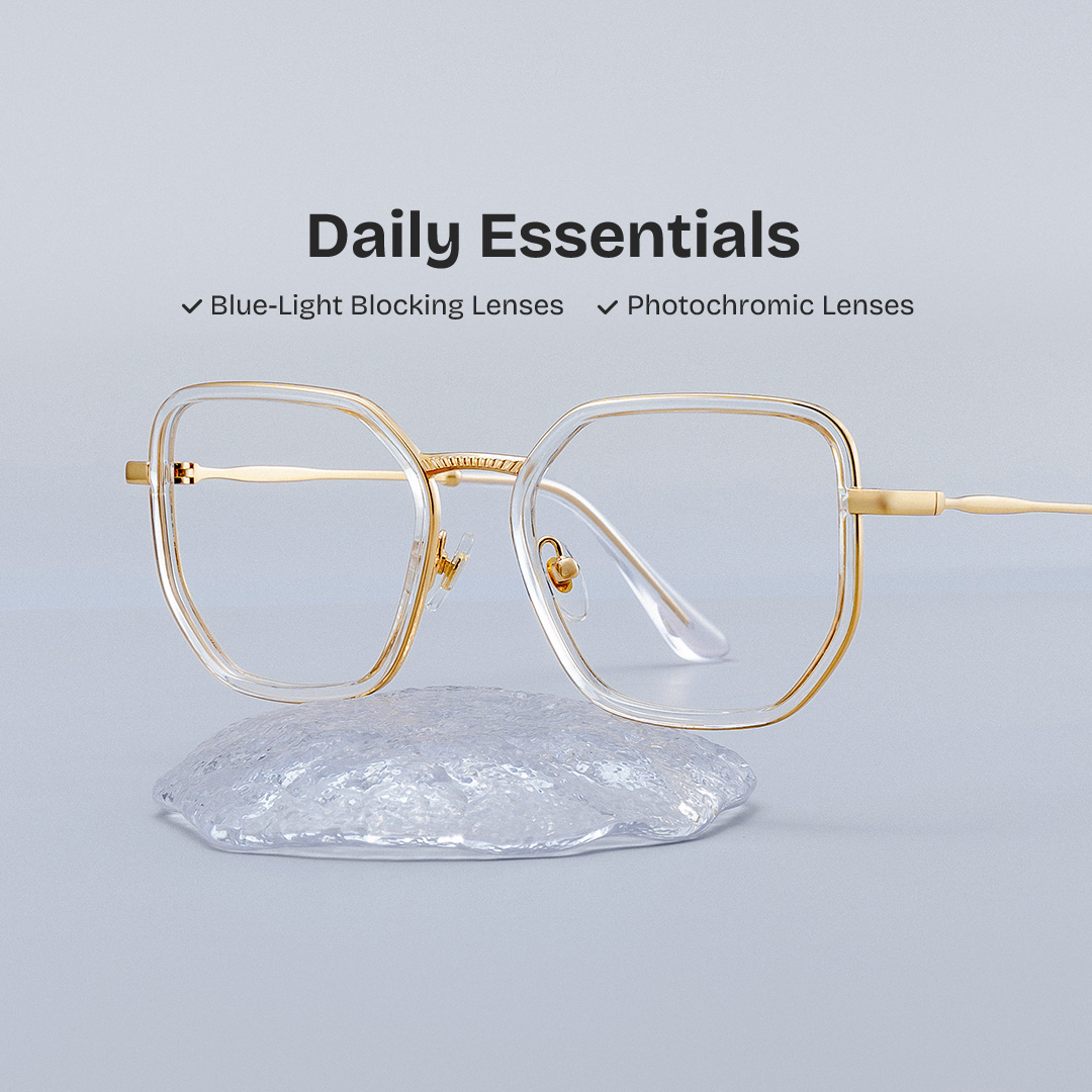 Levi Geometric Gold Glasses0