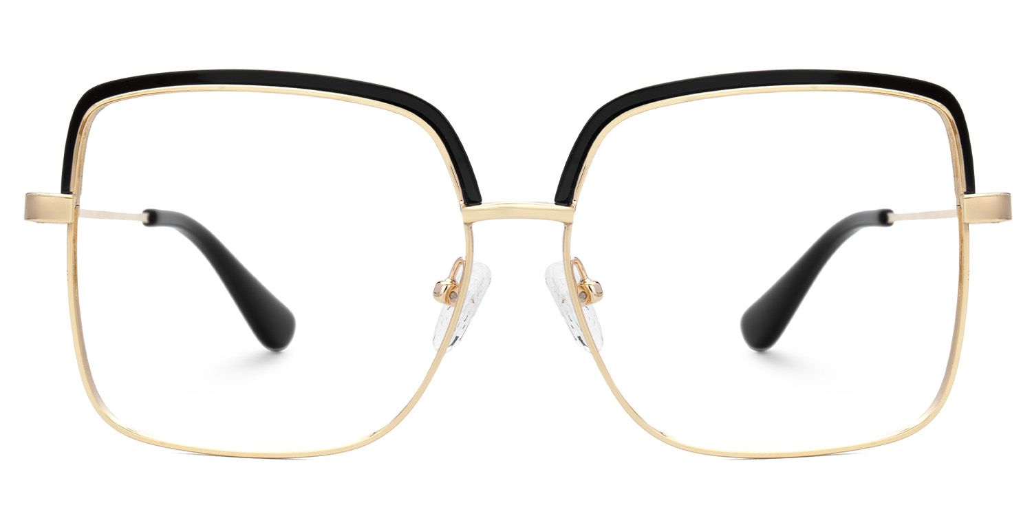 Square Metal Frame Glasses- Karan Glasses0