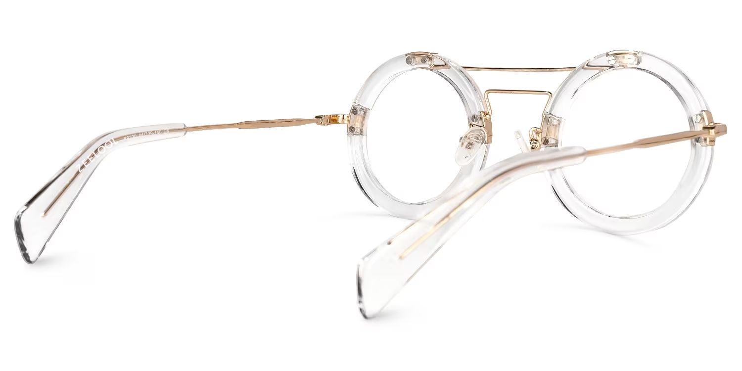 Martis Round Clear Glasses | ZEELOOL UK3