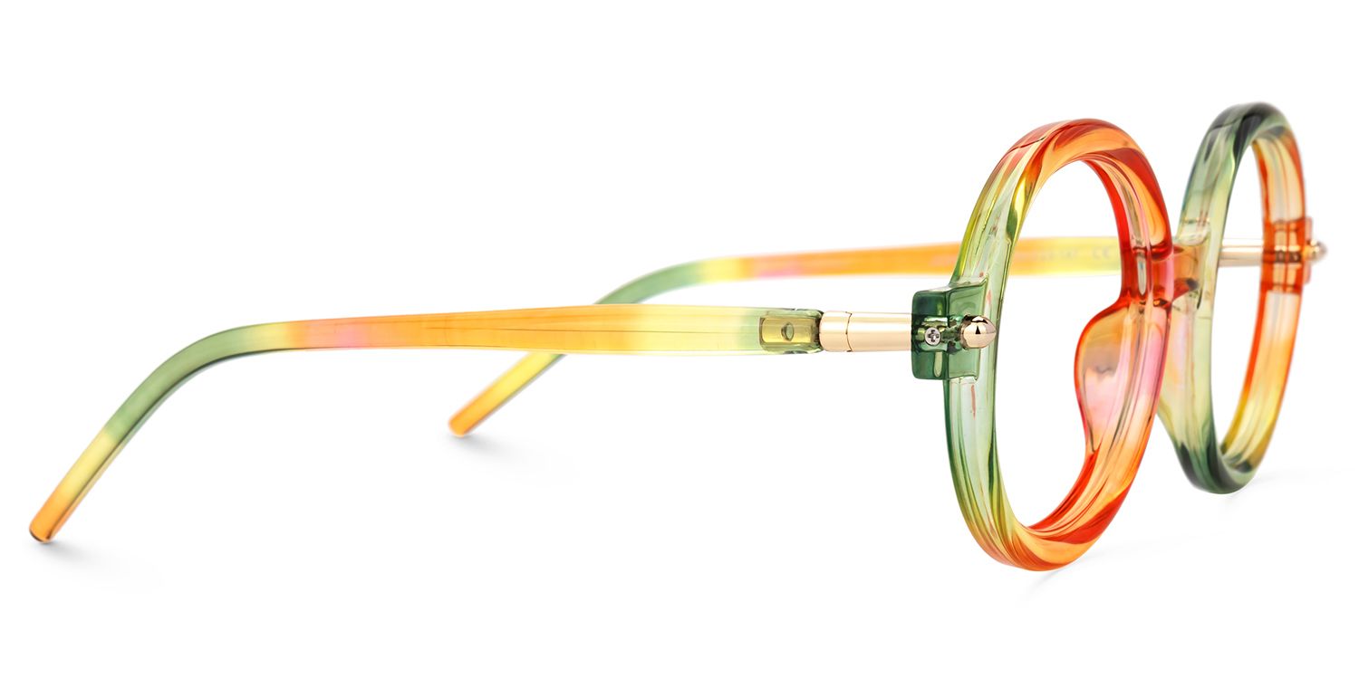 Rahman Round Multicolor Glasses | ZEELOOL UK2