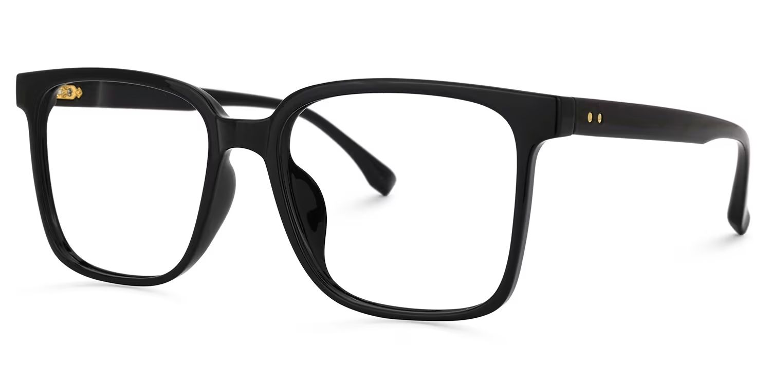 Contreras Square Black Glasses | ZEELOOL UK1