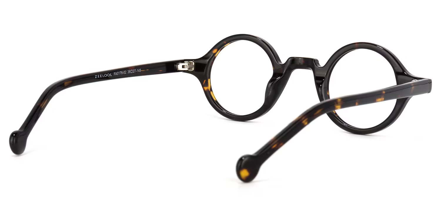 Arale Round Tortoise Glasses4