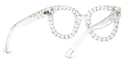 Kahle Clear Cat eye Glasses3