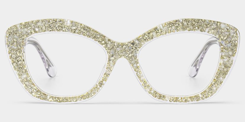 Giselle  Cat-eye Silver Glasses