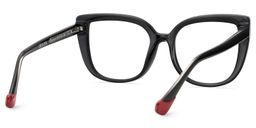 Fenn Cateye Black Glasses4