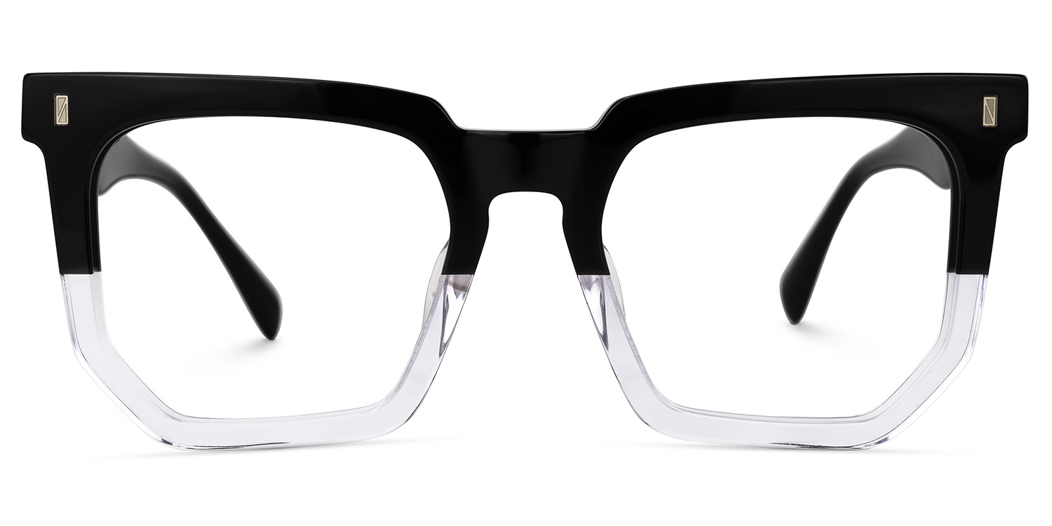 Destiny Square Black-Crystal Glasses0