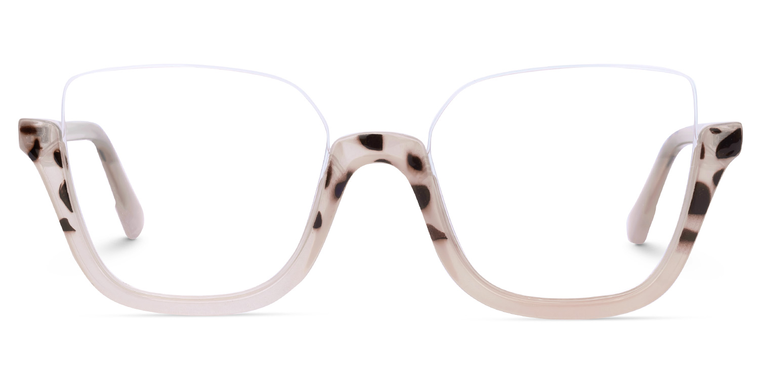 Kellina Square Two-Tone Glasses