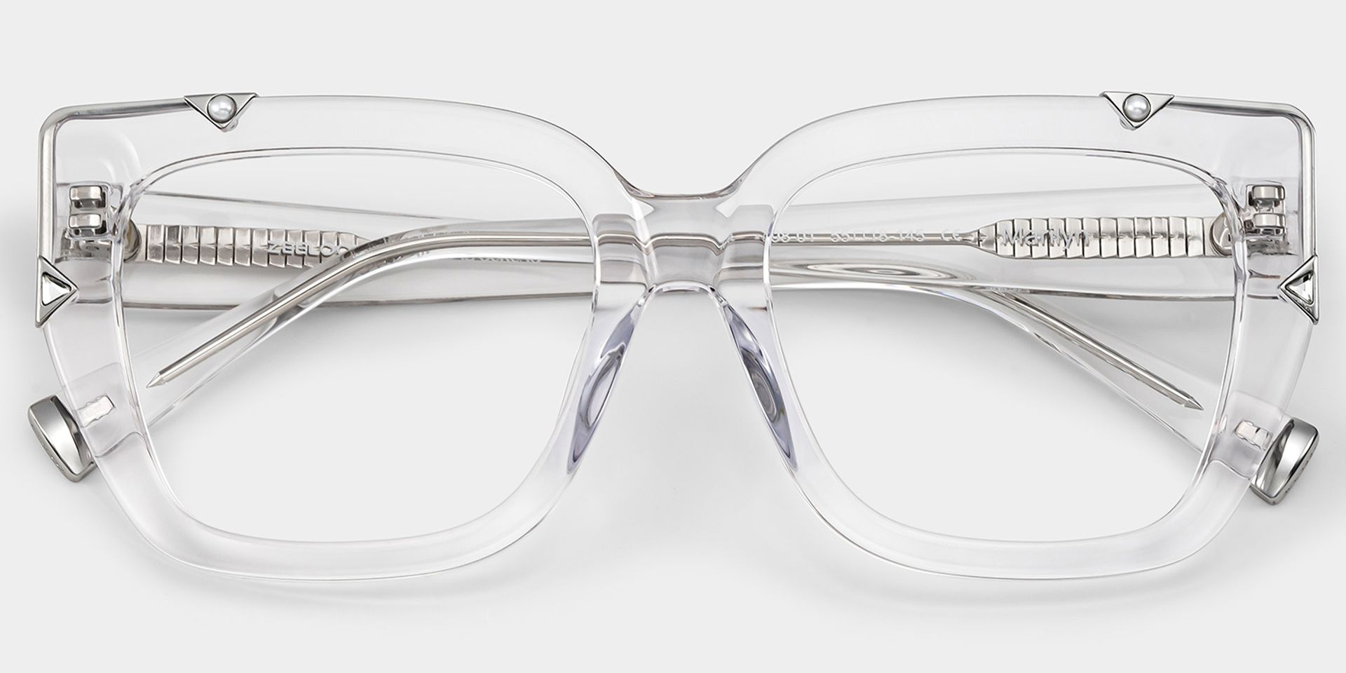 Marilyn Clear Butterfly Frame Designer Glasses | ZEELOOL x Prabal Gurung2