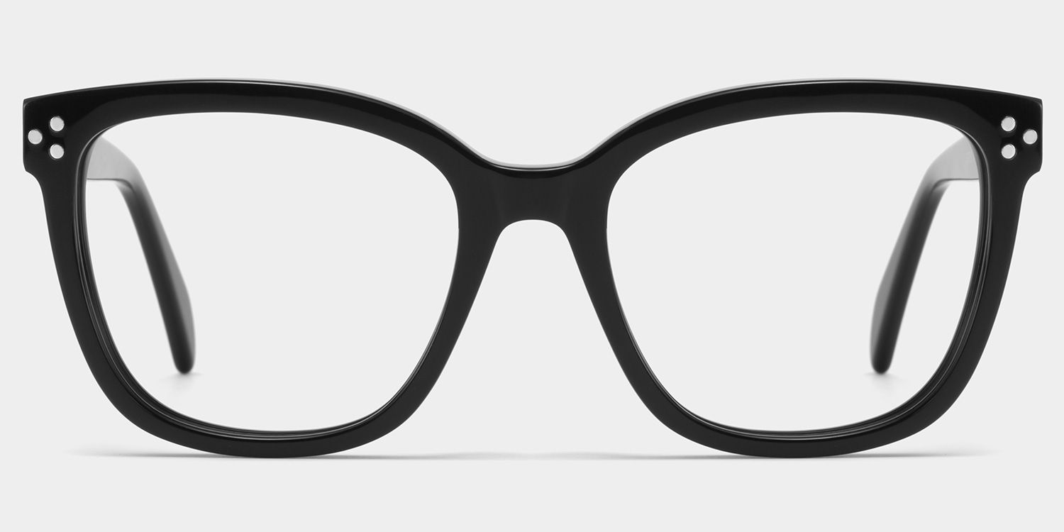 Scarlett Black Frame Glasses with Square Frame Online | ZEELOOL UK0