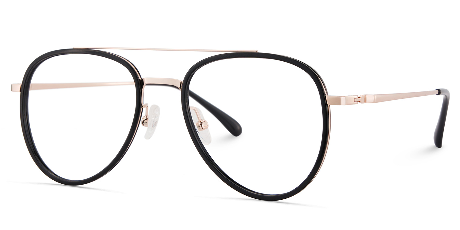 Serrano Avaitor Black Glasses | ZEELOOL UK2
