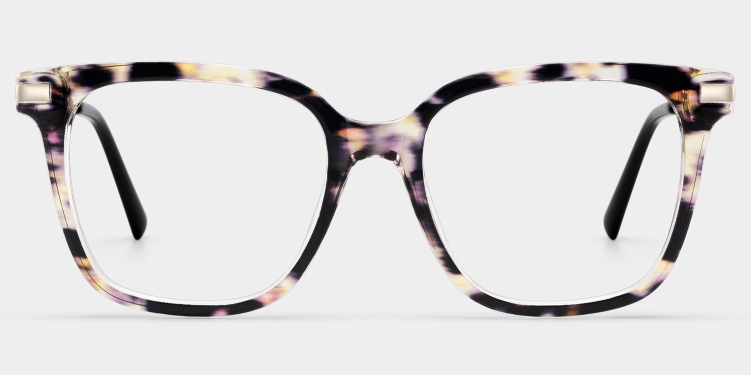 Jacqui Natural Tortoise Square TR90 Glasses | ZEELOOL1