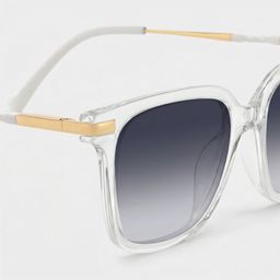 Jacqui Square Clear Glasses4