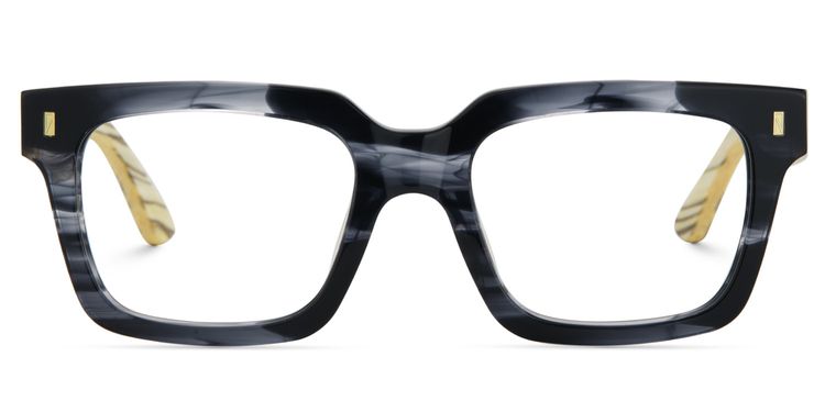 Rangel Rectangle Gray Glasses