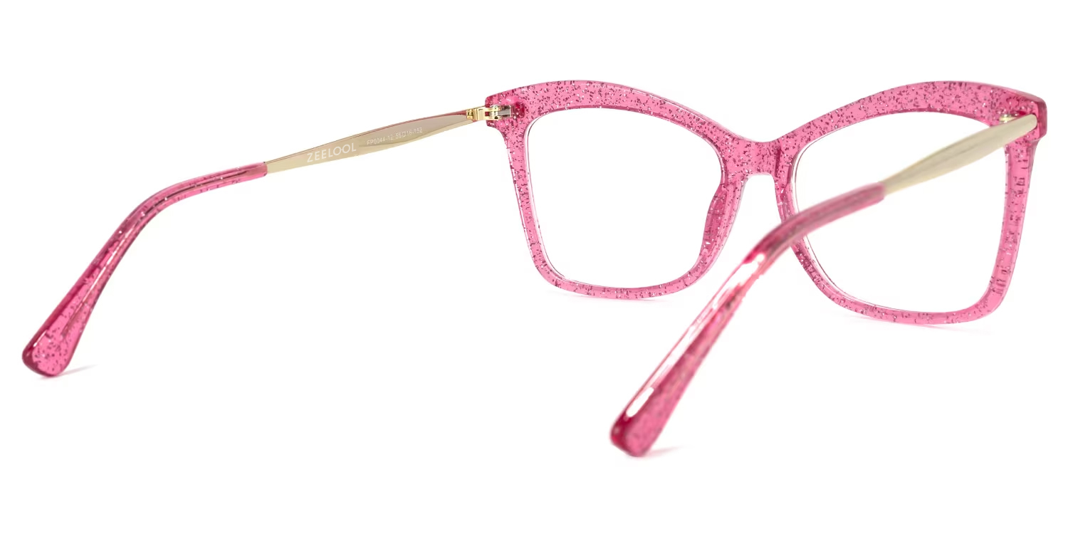 Isaebella Butterfly Bright-Pink Glasses4