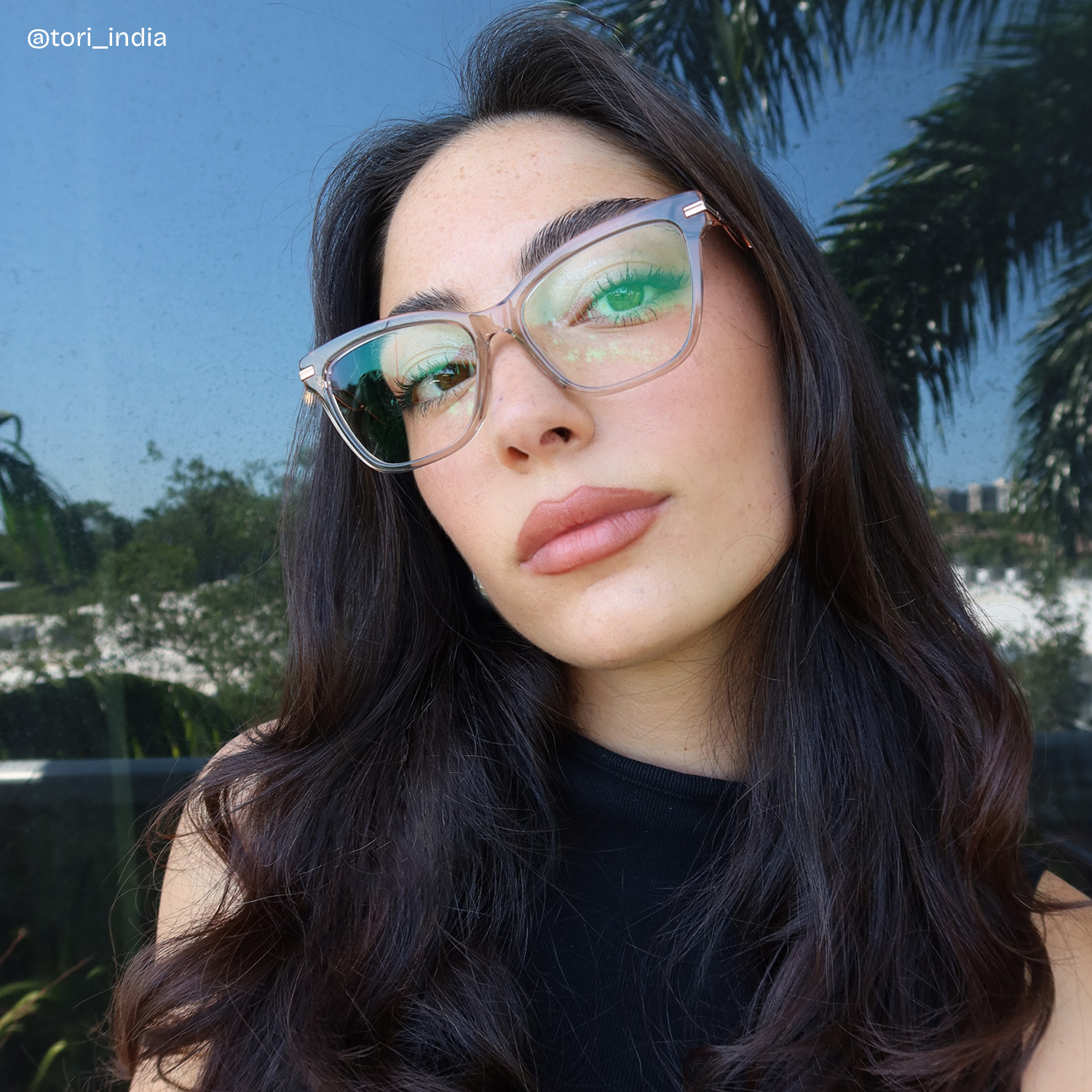 Mason Eyeglasses in Cat Eye Champagne Frame | ZEELOOL UK10