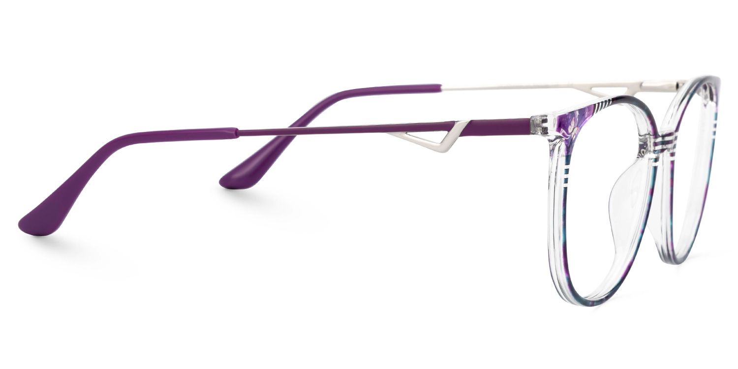 TR90 Chanty Eyeglasses, Chanty Round Glasses -Zeelool Glasses2