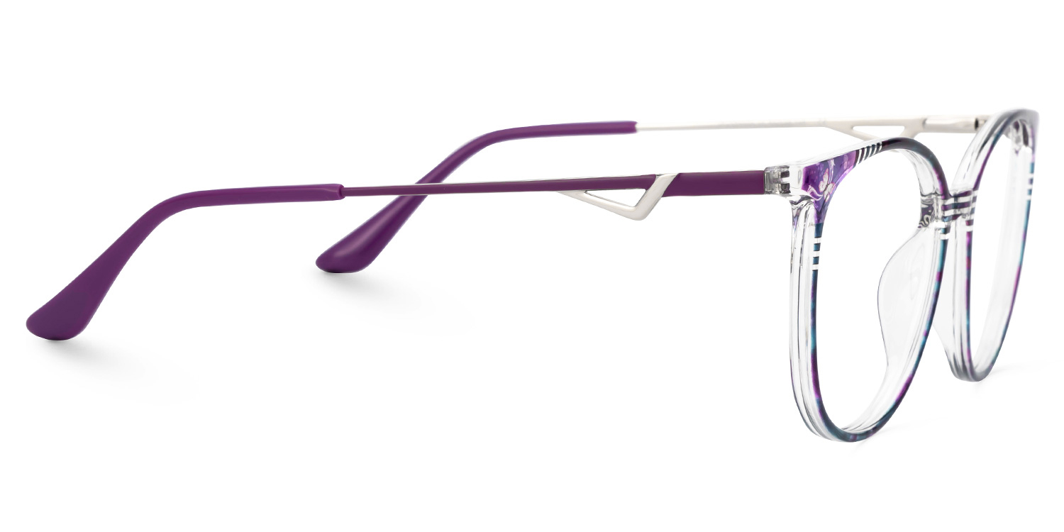 TR90 Chanty Eyeglasses, Chanty Round Glasses -Zeelool Glasses2