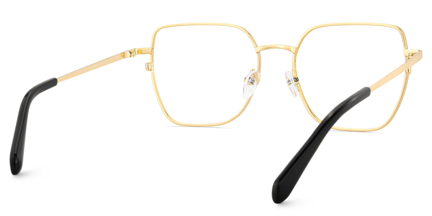 Fife Gold Full Frame Metal Prescription Glasses5