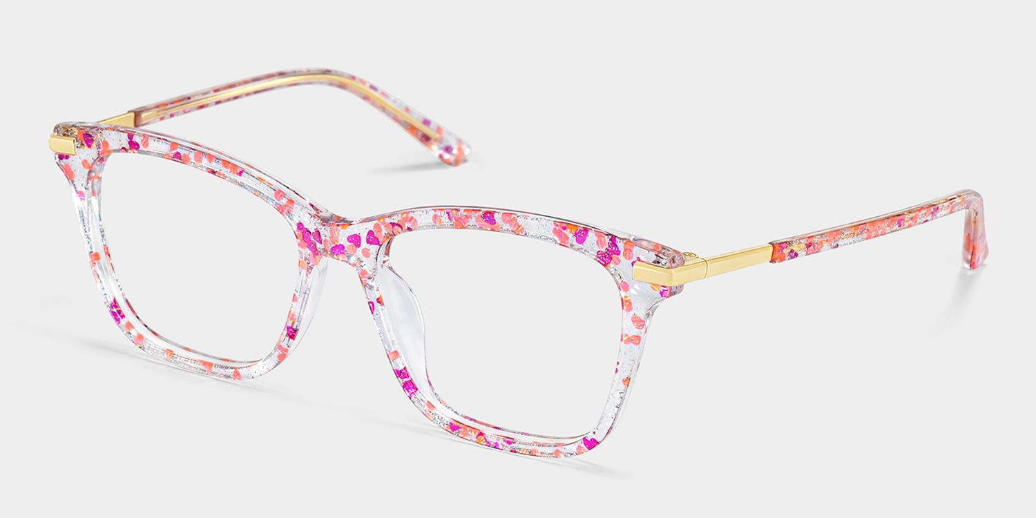 Eliot Pink Rectangle Sunglasses to Frame Your Face | ZEELOOL UK2