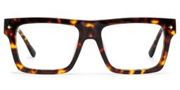 Trent Rectangle Tortoise Glasses1