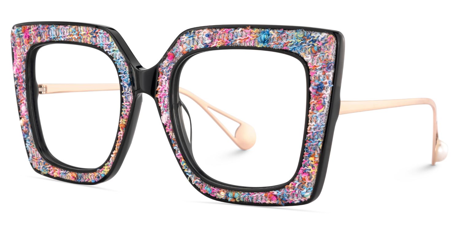 Latanya Denim Colorful Glasses Made From Jeans3