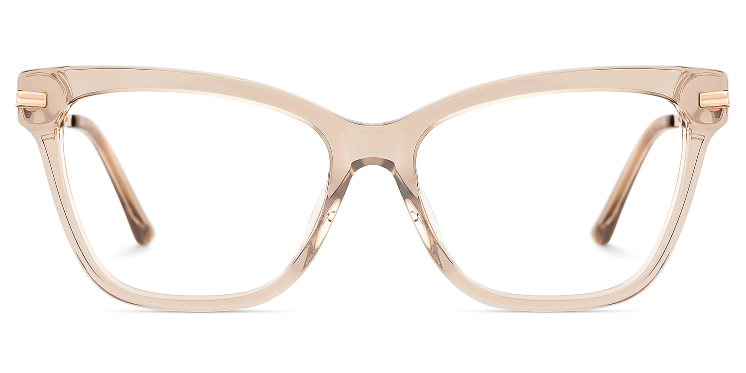 Mason Eyeglasses in Cat Eye Champagne Frame | ZEELOOL UK2