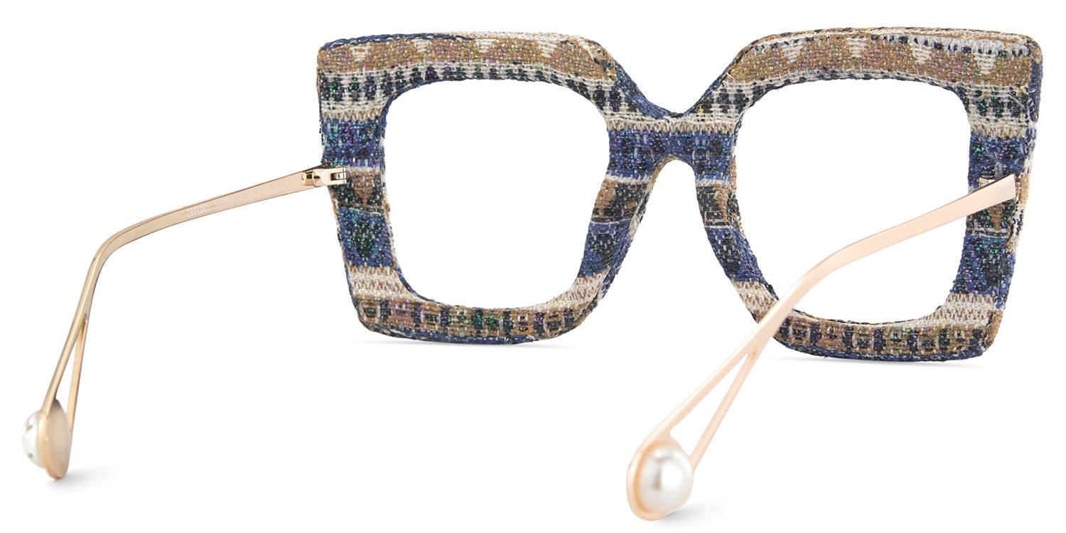 Latanya Multicolor Denim Glasses5