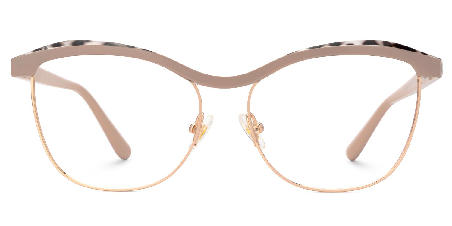 Women Browline Coumba Pink Glasses | ZEELOOL UK0