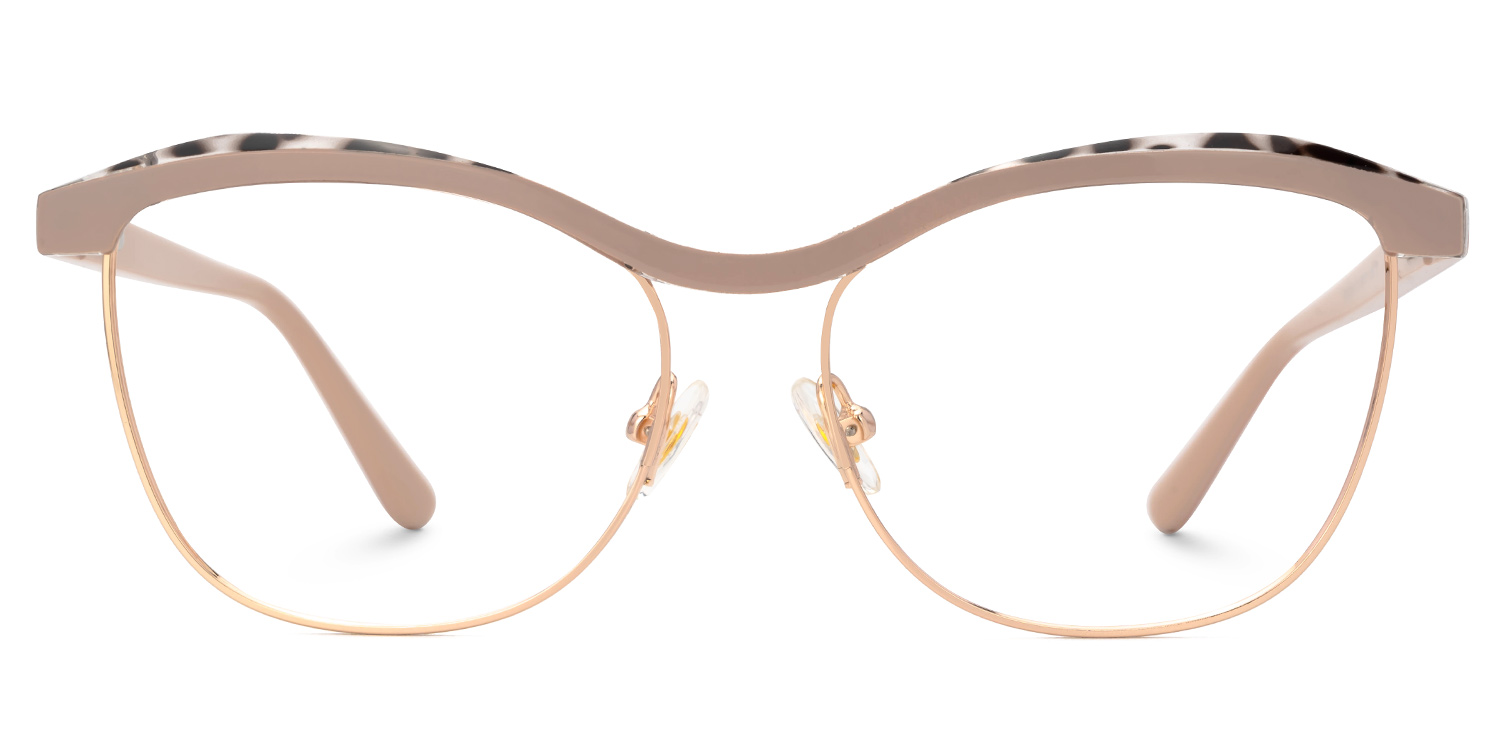 Women Browline Coumba Pink Glasses | ZEELOOL UK0