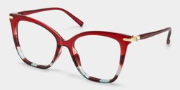 Lamar Red Butterfly Glasses3