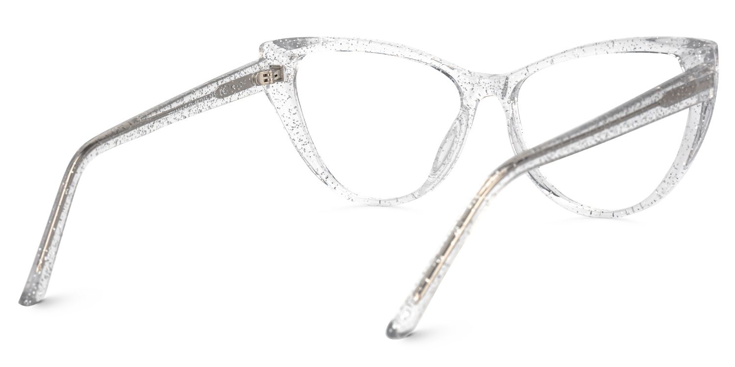 Tarun Cateye Clear Frame Glasses | ZEELOOL UK3