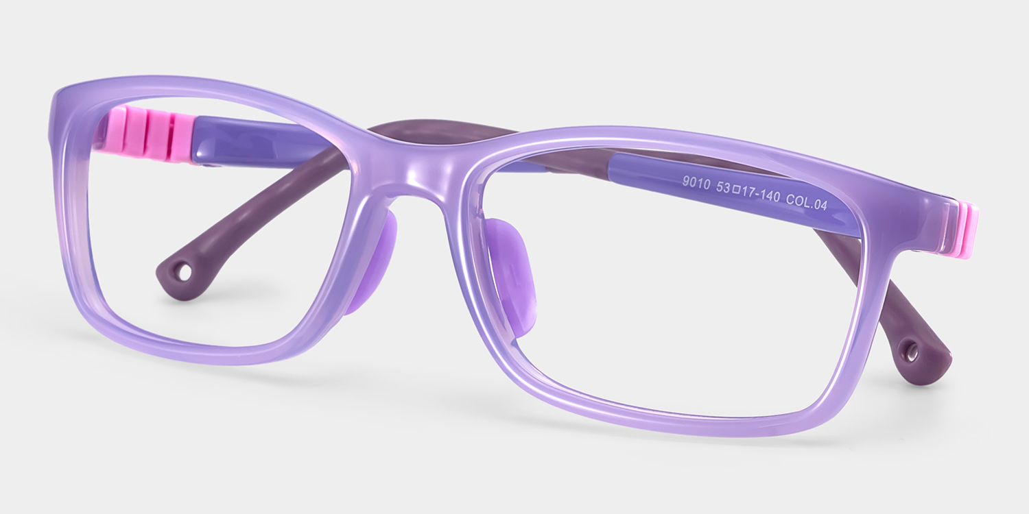 Brook Rectangle Purple Glasses1