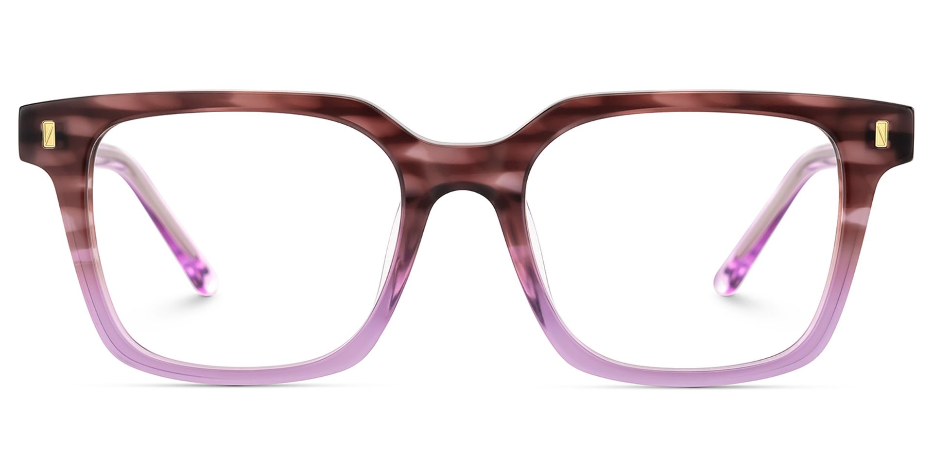 Pagel Purple Thin Frame Eyeglasses | ZEELOOL UK1