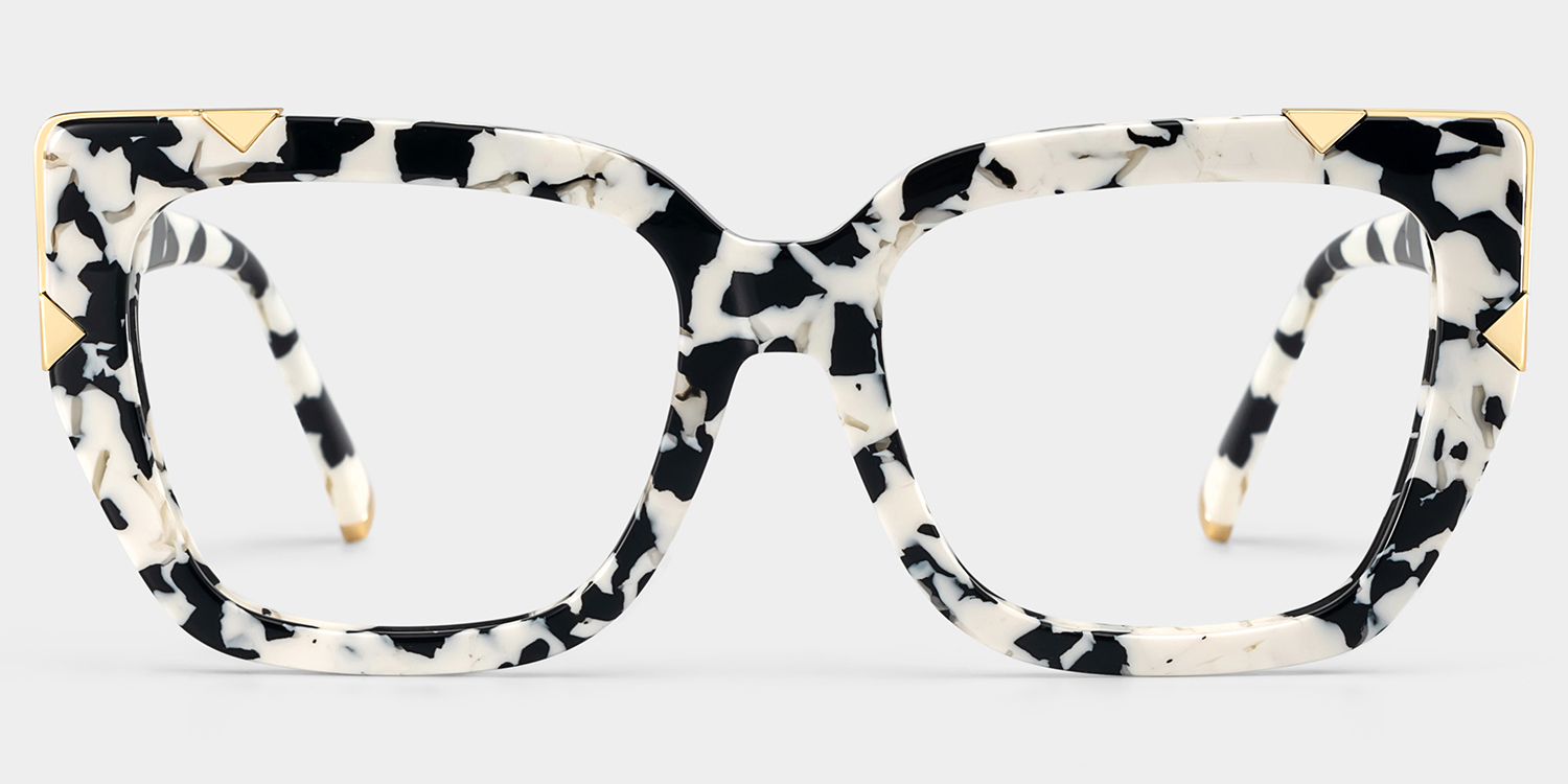 Dax Square cow print Glasses1
